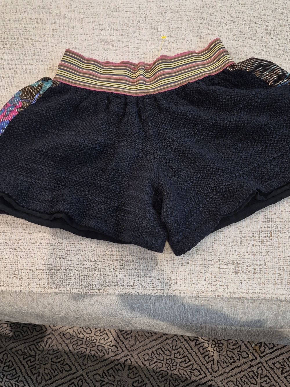 Kristina Ti Black Cotton Shorts